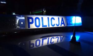 Zdjęcie sygnałów świetlnych radiowozu